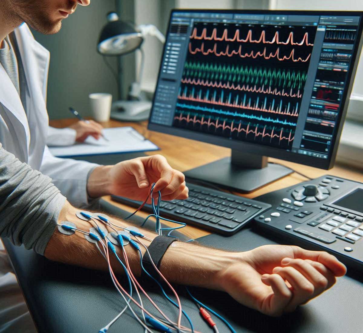 نوار عصب و عضله دست