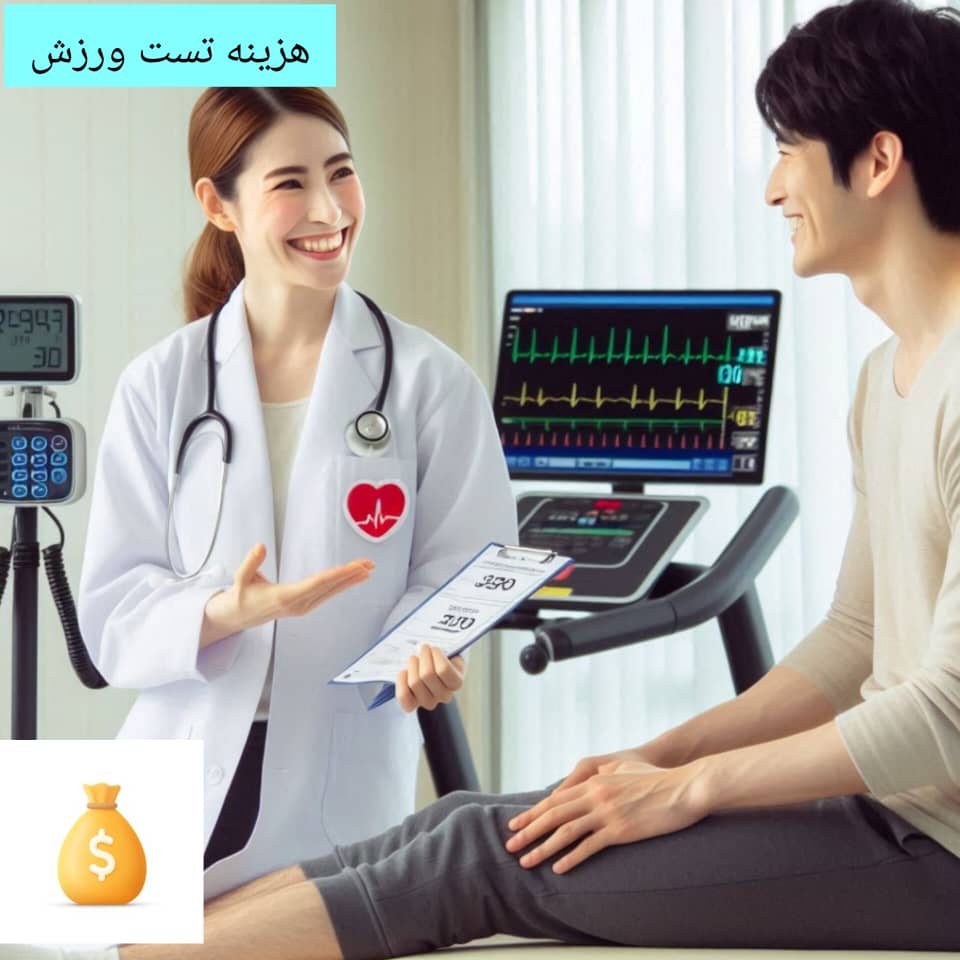 هزینه تست ورزش قلب