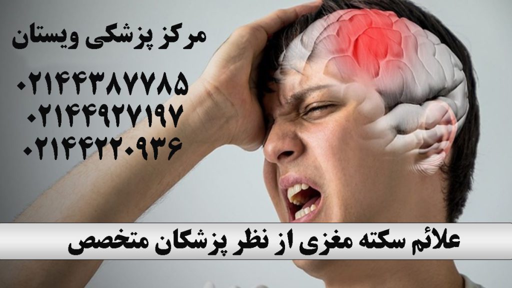 یک خانم با علامت درد به رنگ قرمز در کنار سرش