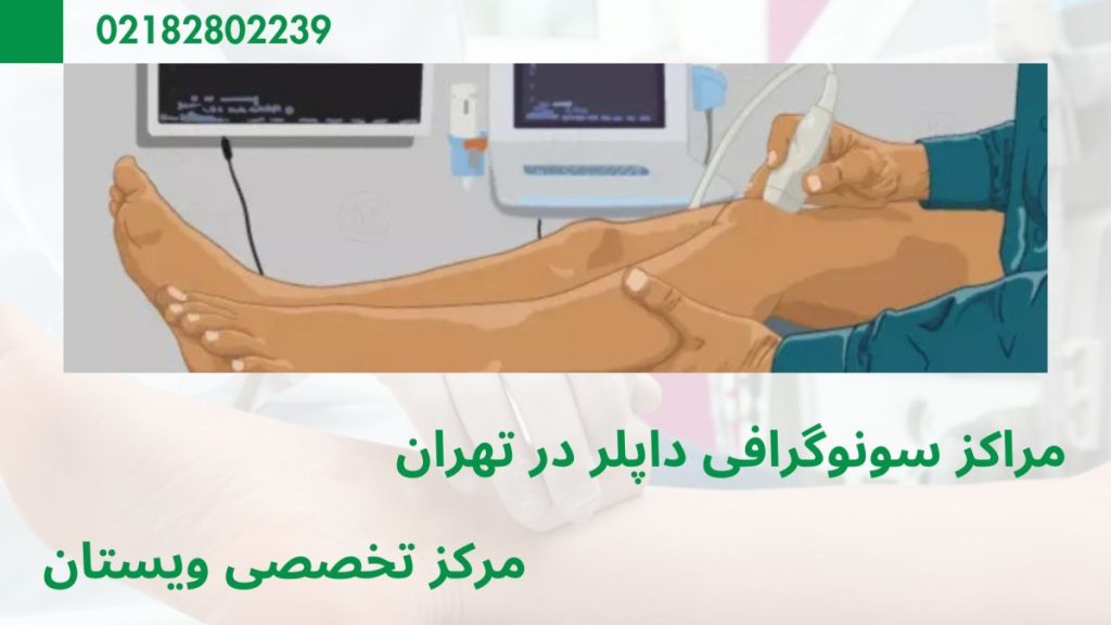 تصویر انیمیشنی از سونوگرافی داپلر عروق پا