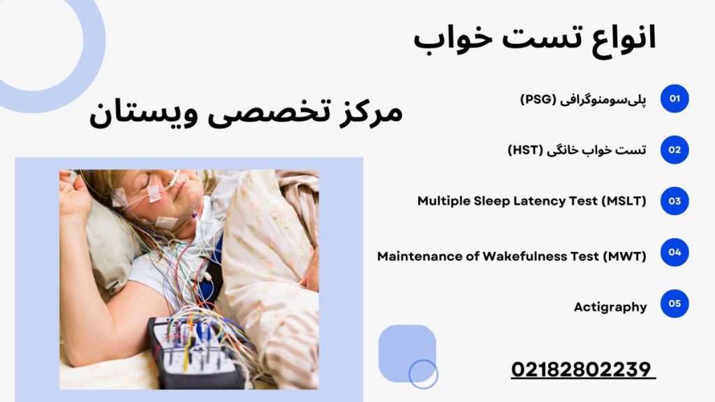 معرفی انواع تست خواب در کنار یک شخص که به خواب رفته است