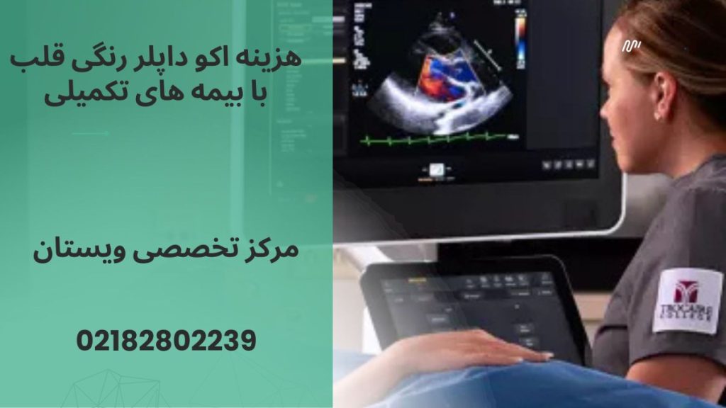 یک پزشک در حال بررسی وضعیت قلب بیمار نمایش داده شده بر روی مانیتور اکو قلب