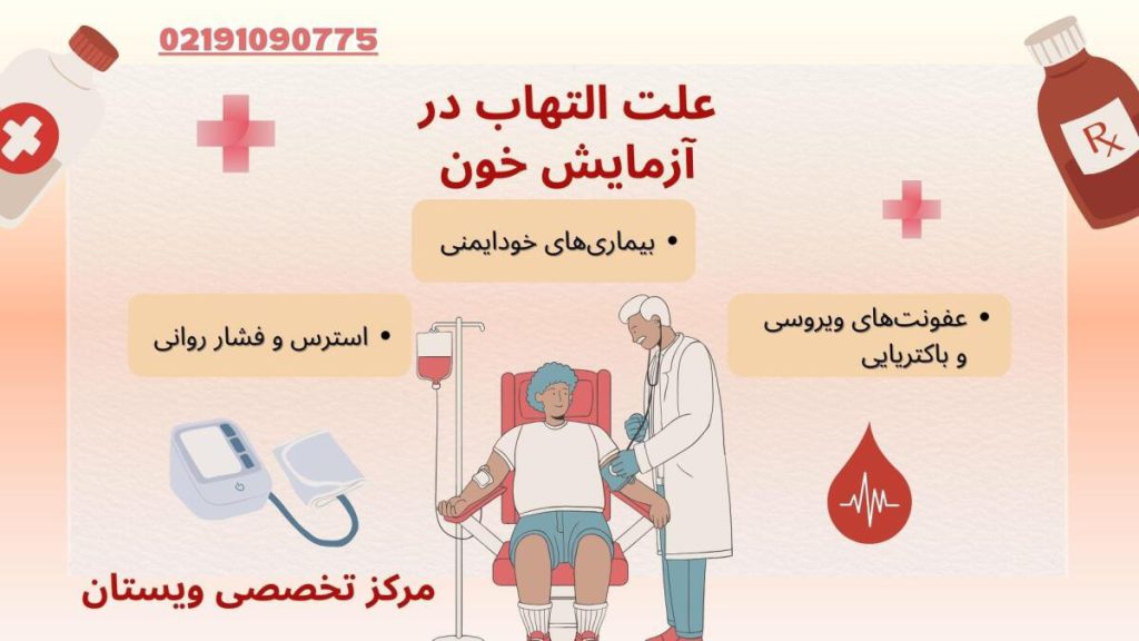 علت التهاب در آزمایش خون