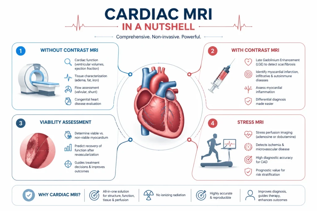ام آر آی قلب (Cardiac MRI) چیست؟ ام آر آی قلب (Cardiac MRI) چیست؟